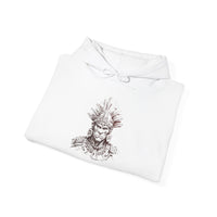 Maya Warrior Ink Portrait Unisex Hoodie