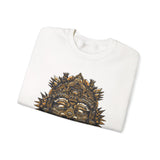Ancient Aztec Solar Deity Mask Unisex Sweatshirt