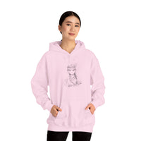 Brave Inca Girl Ink Warrior Portrait Unisex Hoodie