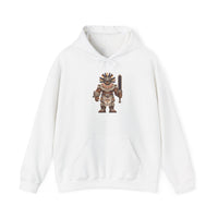 8-Bit Aztec Warrior Pixel Art Style Unisex Hoodie