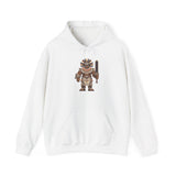 8-Bit Aztec Warrior Pixel Art Style Unisex Hoodie