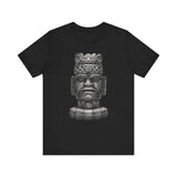 Mesoamerican Monolith Head Unisex T-Shirt