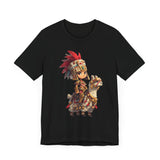 Chibi Inca Empress on Llama Unisex T-Shirt