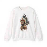 Watercolor Tribal Aztec Warrior Unisex Sweatshirt