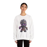 Stone Guardian of the Aztec Realm Unisex Sweatshirt