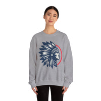 Tribal Visionary Chief Emblem Illustration Unisex Sweatshirt