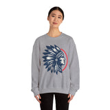 Tribal Visionary Chief Emblem Illustration Unisex Sweatshirt