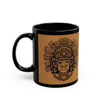 Inca God Graphic Symbol Inti Black Mug