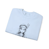 Inca Warrior Girl Bold Andean Spirit Design Unisex Sweatshirt