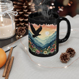 Andean Condor Inca Spirit Above Misty Andes Black Mug