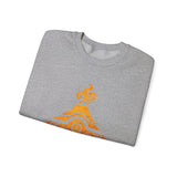 Tribal Volcano Spiral Smoke Glyph Style Unisex Sweatshirt