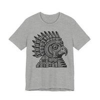 Aztec Eagle Pyramid Emblem Unisex T-Shirt