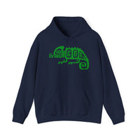 Mesoamerican Chameleon Symbol Unisex Hoodie