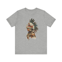 Watercolor Tribal Aztec Warrior Unisex T-Shirt