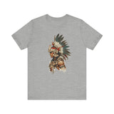 Watercolor Tribal Aztec Warrior Unisex T-Shirt