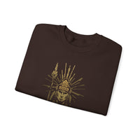 Golden Shaman Tribal Symbol Line Art Unisex Sweatshirt