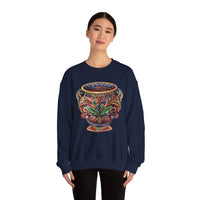 Mesoamerican Ornate Ceremonial Urn Unisex Sweatshirt