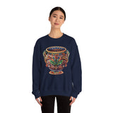 Mesoamerican Ornate Ceremonial Urn Unisex Sweatshirt