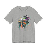 Urban Feather Headdress Graffiti Unisex T-Shirt