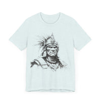 Inca Warrior Line Art Tribal Design Unisex T-Shirt