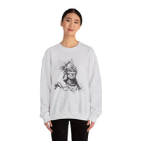 Inca Warrior Line Art Tribal Design Unisex Sweatshirt