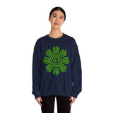 Aztec Plant Spiral Symbol Unisex Sweatshirt