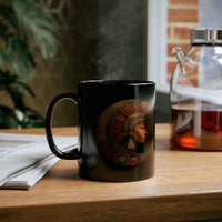 Mama Killa Moon Goddess Symbol Black Mug