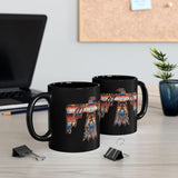 Fiesta Thunderbird Serape Illustration Black Mug