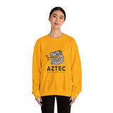 Modern Quetzalcóatl Serpent Head Logo Design Unisex Sweatshirt