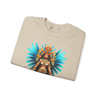 Wonder Aztec Queen Warrior Illustration Unisex Sweatshirt