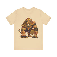 Pixel Art Mayan Jaguar Warrior Unisex T-Shirt
