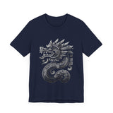 Aztec Serpent Quetzalcoatl Tribal Design Unisex T-Shirt