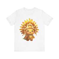 Chibi Inti Inca Sun God Cartoon Style Unisex T-Shirt