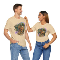 Aztec Quetzalcoatl Priestess Under Moon Unisex T-Shirt