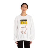 Sacred Inca Llama Emblem Unisex Sweatshirt