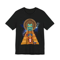Celestial Aztec Ritual Illustration Unisex T-Shirt