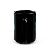 Aztec Indian Death Skull Tattoo Style Black Mug