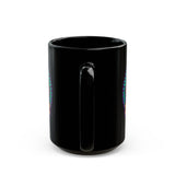 Aztec Indian Death Skull Tattoo Style Black Mug