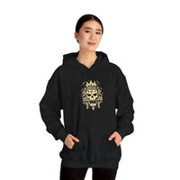 Ah Puch Skull Crown Mayan Glyph Style Unisex Hoodie