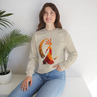 Mama Killa Inca Moon Goddess Glyph Style Unisex Sweatshirt