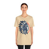 Tribal Visionary Chief Emblem Illustration Unisex T-Shirt