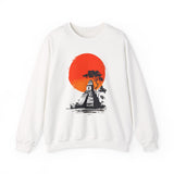 Tikal Sunset Temple Minimalist Art Unisex Sweatshirt
