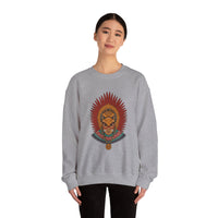 Aztec Warrior Priestess in Eagle Headdress Unisex Sweatshirt