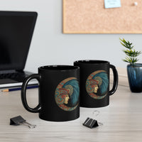 Mama Killa Moon Empress Tribal Crescent Black Mug