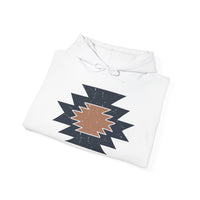 Minimal Southwest Tribal Rug Pattern Illustration Unisex Hoodie