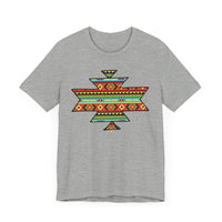 Sacred Geometric Textile Pattern Illustration Unisex T-Shirt