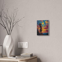 Sunrise Spirit of the Aztec Warrior Canvas