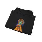 Celestial Aztec Ritual Illustration Unisex Hoodie