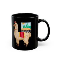 Sacred Llama of the Inca Andes Black Mug