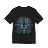 Aztec Warrior Duel Obsidian Glyph Style Unisex T-Shirt
